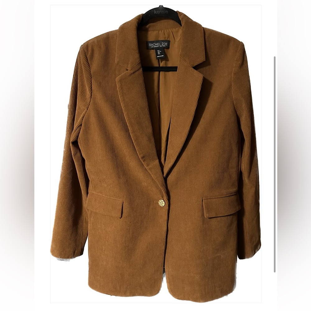 Rachel Zoe Corduroy-Like Jacket/Blazer